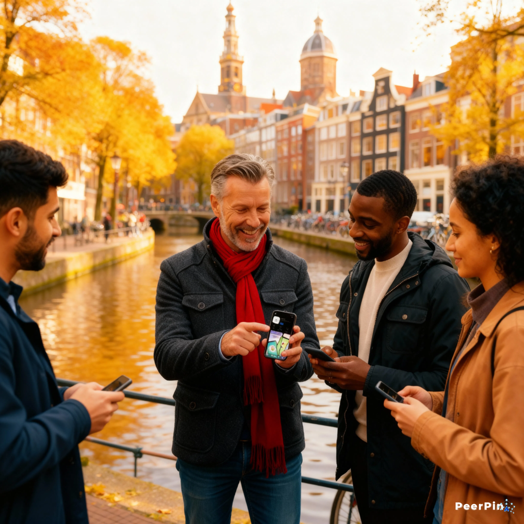 PeerPin is the group location sharing app that keeps your whole crew connected — at festivals, theme parks, road trips, and anywhere life gets crowded. No more "Where are you?" texts. Just open PeerPin and find your people instantly.